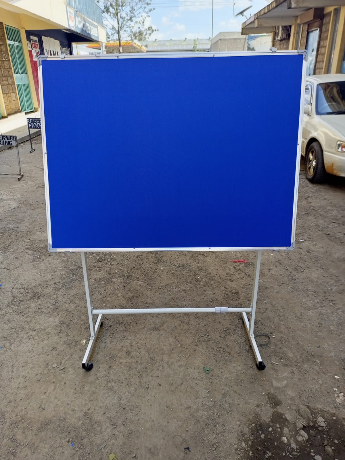 5Ft x 4Ft Free Standing Notice Board - Rolim Whiteboard Store